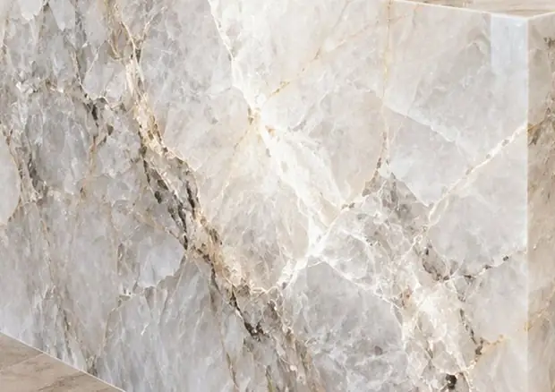 Quartzite countertop texture