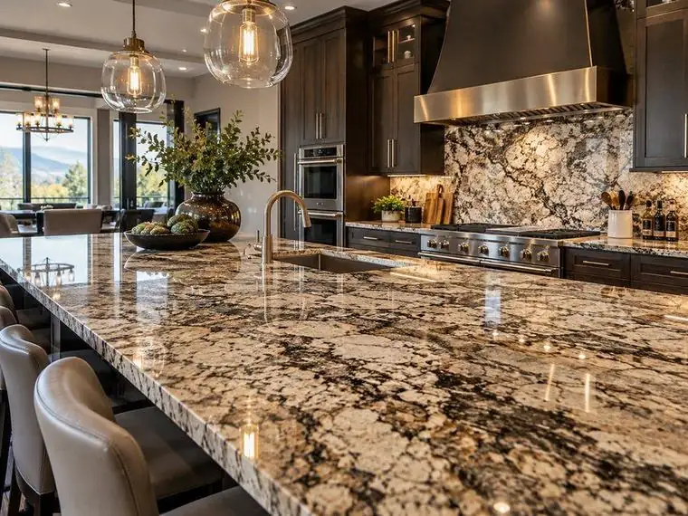 Granite countertops installed in a Miami kitchen